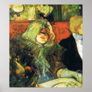 Toulouse-Lautrec - bij de Rat Mort 1899 Poster