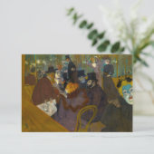 Toulouse-Lautrec - Bij de Rouge Bedankkaart (Staand voorkant)