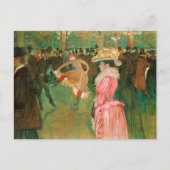 Toulouse-Lautrec - Bij de Rouge, De Dans Briefkaart (Voorkant)