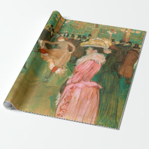Toulouse-Lautrec - Bij de Rouge, De Dans Cadeaupapier