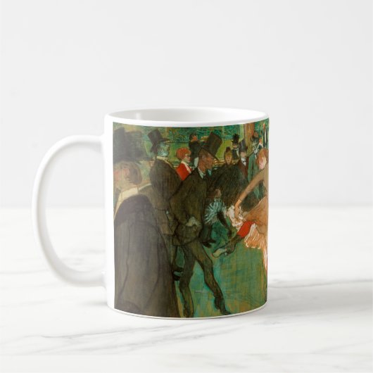 Toulouse-Lautrec - Bij de Rouge, De Dans Koffiemok (Links)