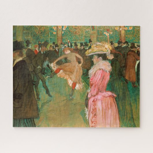 Toulouse-Lautrec - Bij de Rouge, De Dans Legpuzzel (Horizontaal)