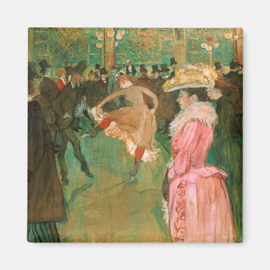 Toulouse-Lautrec - Bij de Rouge, De Dans Magneet (Voorkant)