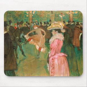 Toulouse-Lautrec - Bij de Rouge, De Dans Muismat