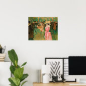 Toulouse-Lautrec - Bij de Rouge, De Dans Poster (Thuiskantoor)