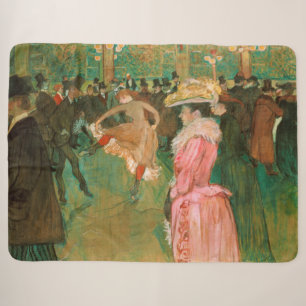 Toulouse-Lautrec - Bij de Rouge, De Dans Sherpa Deken