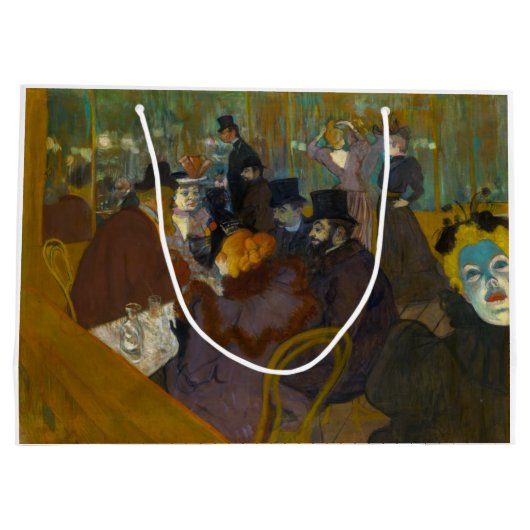 Toulouse-Lautrec - bij de Rouge Groot Cadeauzakje (Achterkant)