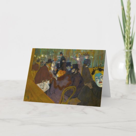 Toulouse-Lautrec - bij de Rouge Kaart (Voorkant)