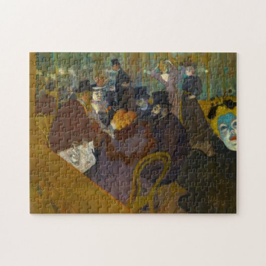 Toulouse-Lautrec - bij de Rouge Legpuzzel (Horizontaal)