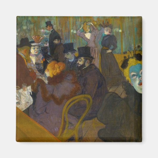 Toulouse-Lautrec - bij de Rouge Magneet (Voorkant)