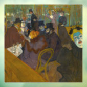 Toulouse-Lautrec - bij de Rouge Raamsticker (Vel 3)