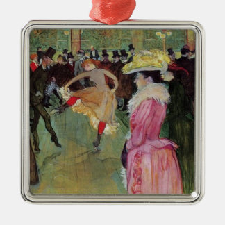 Toulouse-Lautrec, bij de Rouge, sierhuis Metalen Ornament