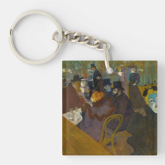 Toulouse-Lautrec - bij de Rouge Sleutelhanger (Voorkant)
