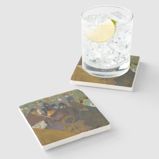 Toulouse-Lautrec - Bij de Rouge Stenen Onderzetter (Zijkant)