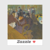 Toulouse-Lautrec - bij de Rouge Sticker (Vel)