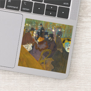 Toulouse-Lautrec - bij de Rouge Sticker