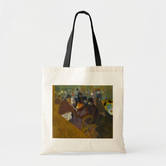 Toulouse-Lautrec - bij de Rouge Tote Bag (Voorkant)