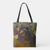 Toulouse-Lautrec - bij de Rouge Tote Bag (Achterkant)