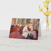 Toulouse-Lautrec - bij de Salon, de Mouliner Kaart (Gele Bloem)