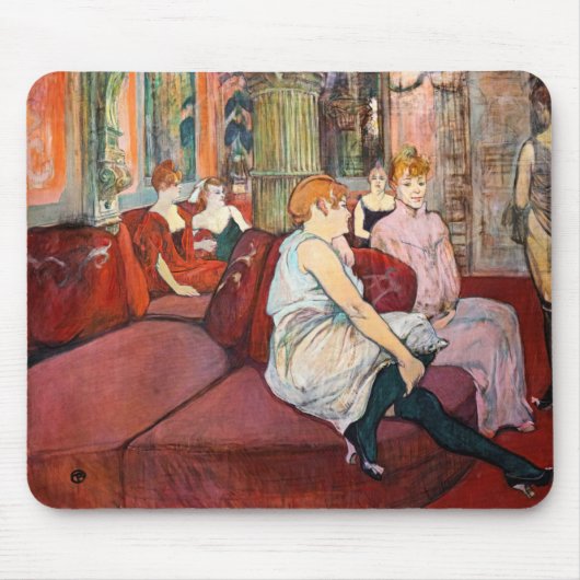 Toulouse-Lautrec - bij de Salon, de Mouliner Muismat (Voorkant)