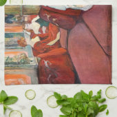 Toulouse-Lautrec - bij de Salon, de Mouliner Theedoek (Gevouwen)