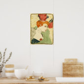 Toulouse-Lautrec - buste van Mlle. Marcelle Lender Poster (Keuken)