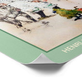 Toulouse-Lautrec, Circus Clown w Horse en Monkey Poster (Hoek)