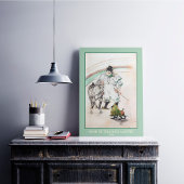 Toulouse-Lautrec, Circus Clown w Horse en Monkey Poster