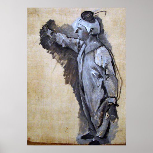 Toulouse-Lautrec - Clown 1886 Poster (Voorkant)