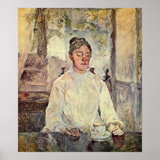 Toulouse-Lautrec - Comtesse Adele Zoe Poster (Voorkant)