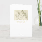 Toulouse Lautrec - Dansend Paar, Verjaardag Kaart (Achterkant)