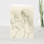 Toulouse Lautrec - danspaar, Birthday (Achterkant)