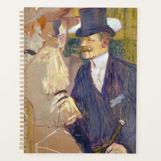 Toulouse-Lautrec - De Engelsman bij de Rouge Planner (Voorkant)
