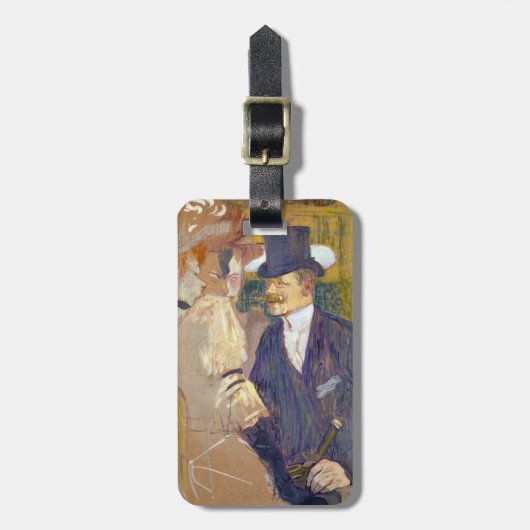 Toulouse-Lautrec - De Engelsman van de Rouge Bagagelabel (Voorkant verticaal)