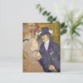 Toulouse-Lautrec - De Engelsman van de Rouge Briefkaart (Staand voorkant)