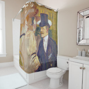 Toulouse-Lautrec - De Engelsman van de Rouge Douchegordijn