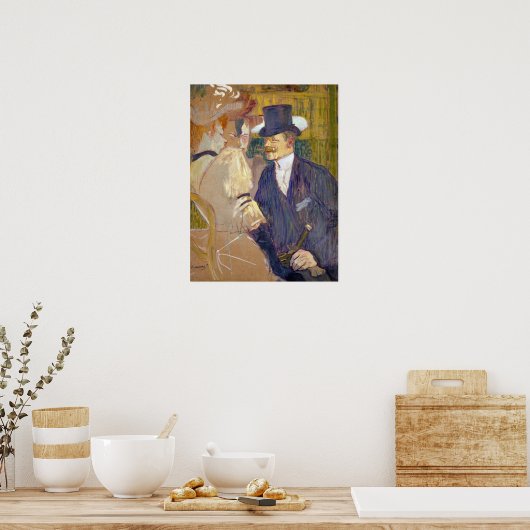 Toulouse-Lautrec - De Engelsman van de Rouge Poster (Keuken)
