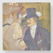Toulouse-Lautrec - De Engelsman van de Rouge Stenen Onderzetter (Voorkant)