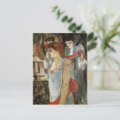 Toulouse-Lautrec - De Tattooed-vrouw Briefkaart (Staand voorkant)