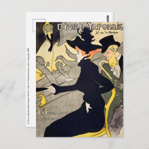 Toulouse-Lautrec - Divan Japonais Briefkaart