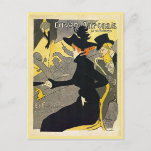 Toulouse Lautrec: Divan Japonais Briefkaart