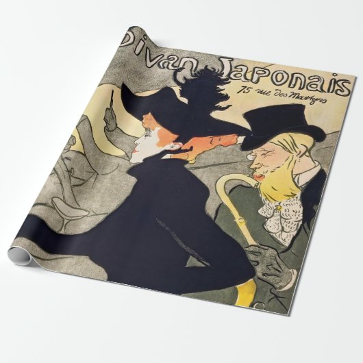 Toulouse-Lautrec - Divan Japonais Cadeaupapier (Uitgerold)