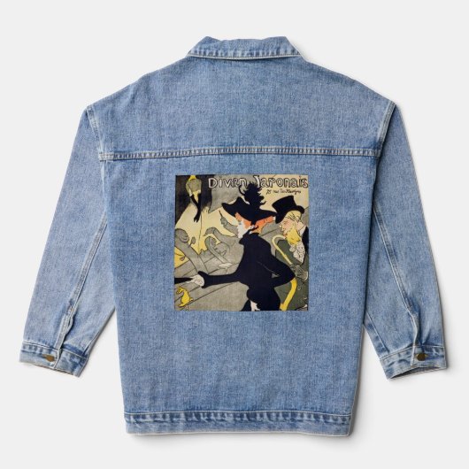 Toulouse-Lautrec - Divan Japonais Denim Jacket (Achterkant)
