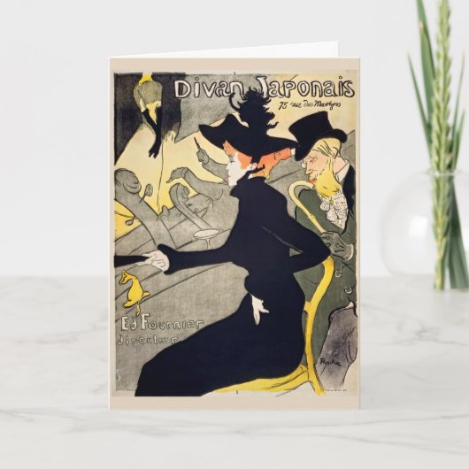 Toulouse-Lautrec - Divan Japonais Kaart (Voorkant)