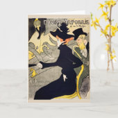 Toulouse-Lautrec - Divan Japonais Kaart (Gele Bloem)