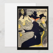Toulouse-Lautrec - Divan Japonais Kaart (Voorkant / Achterkant)