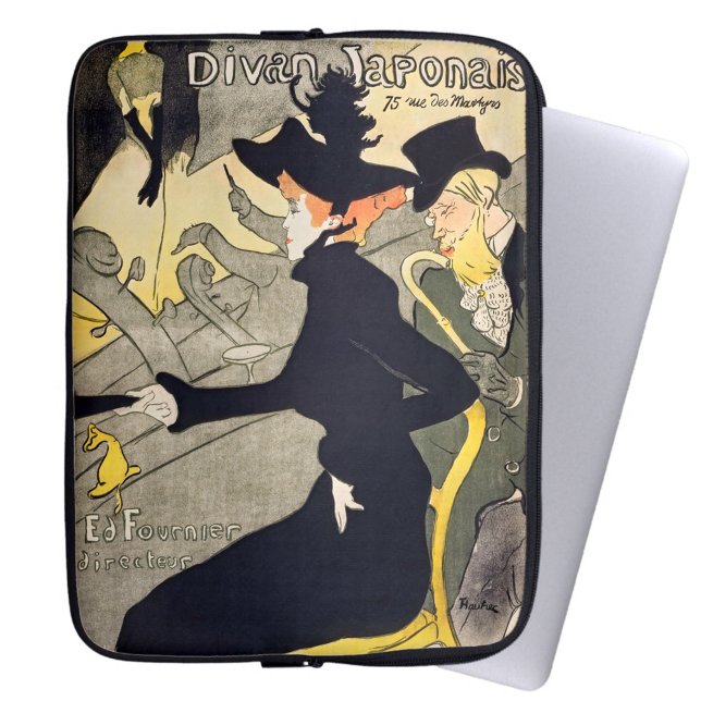 Toulouse-Lautrec - Divan Japonais Laptop Sleeve (Creator heeft geüpload)