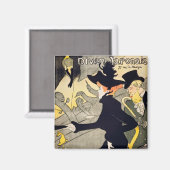 Toulouse-Lautrec - Divan Japonais Magneet (Voorkant / Achterkant)