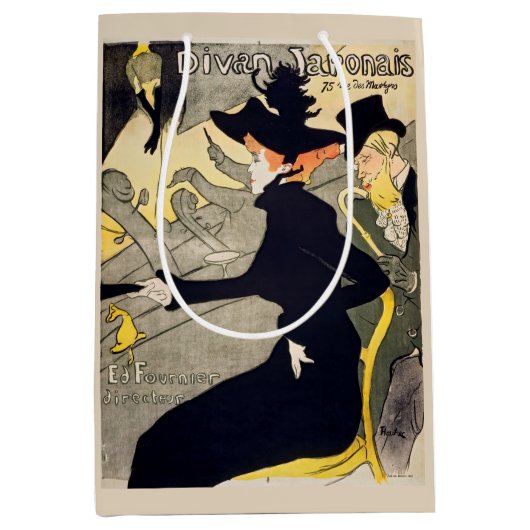Toulouse-Lautrec - Divan Japonais Medium Cadeauzakje (Voorkant)