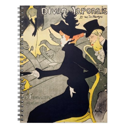Toulouse-Lautrec - Divan Japonais Notitieboek (Voorkant)
